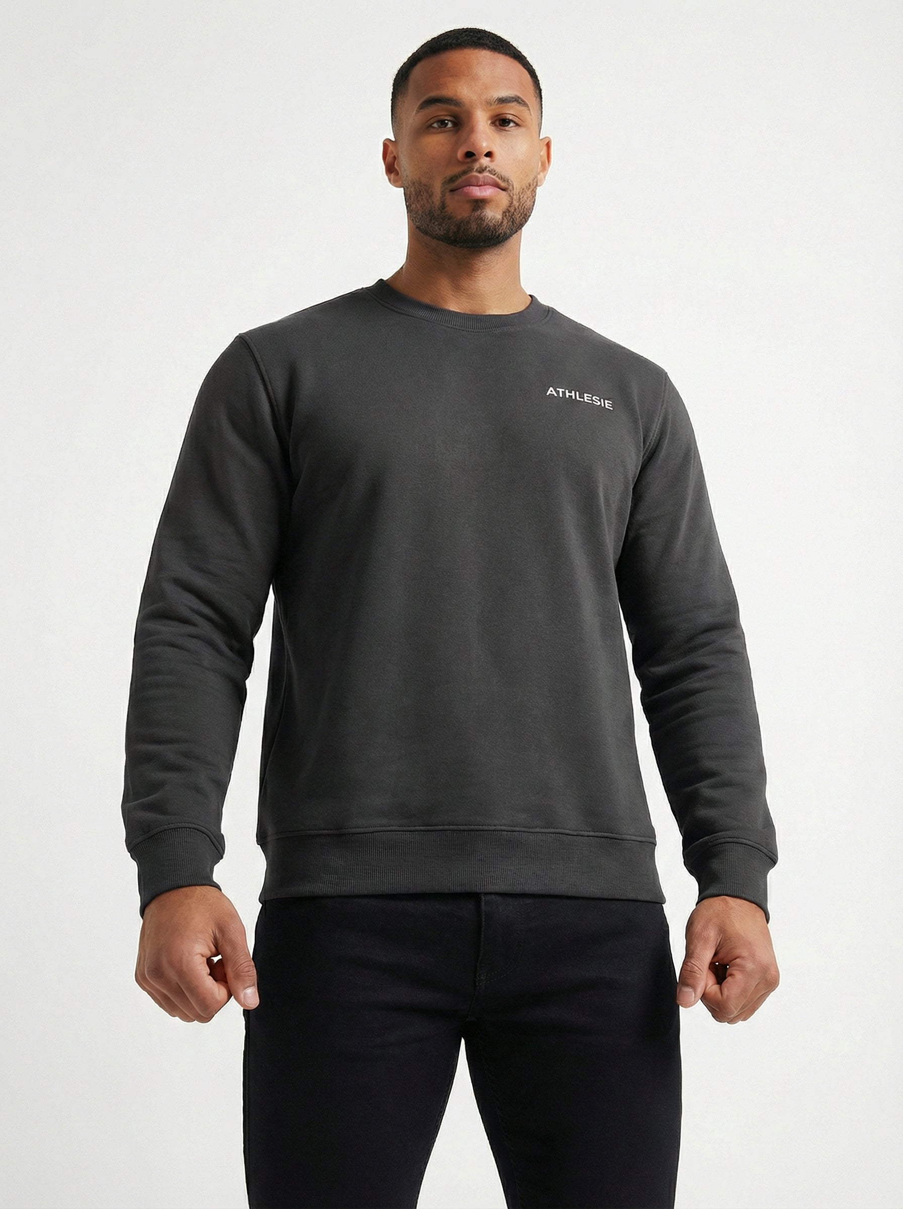 Essential Sweatshirt Dark Grey