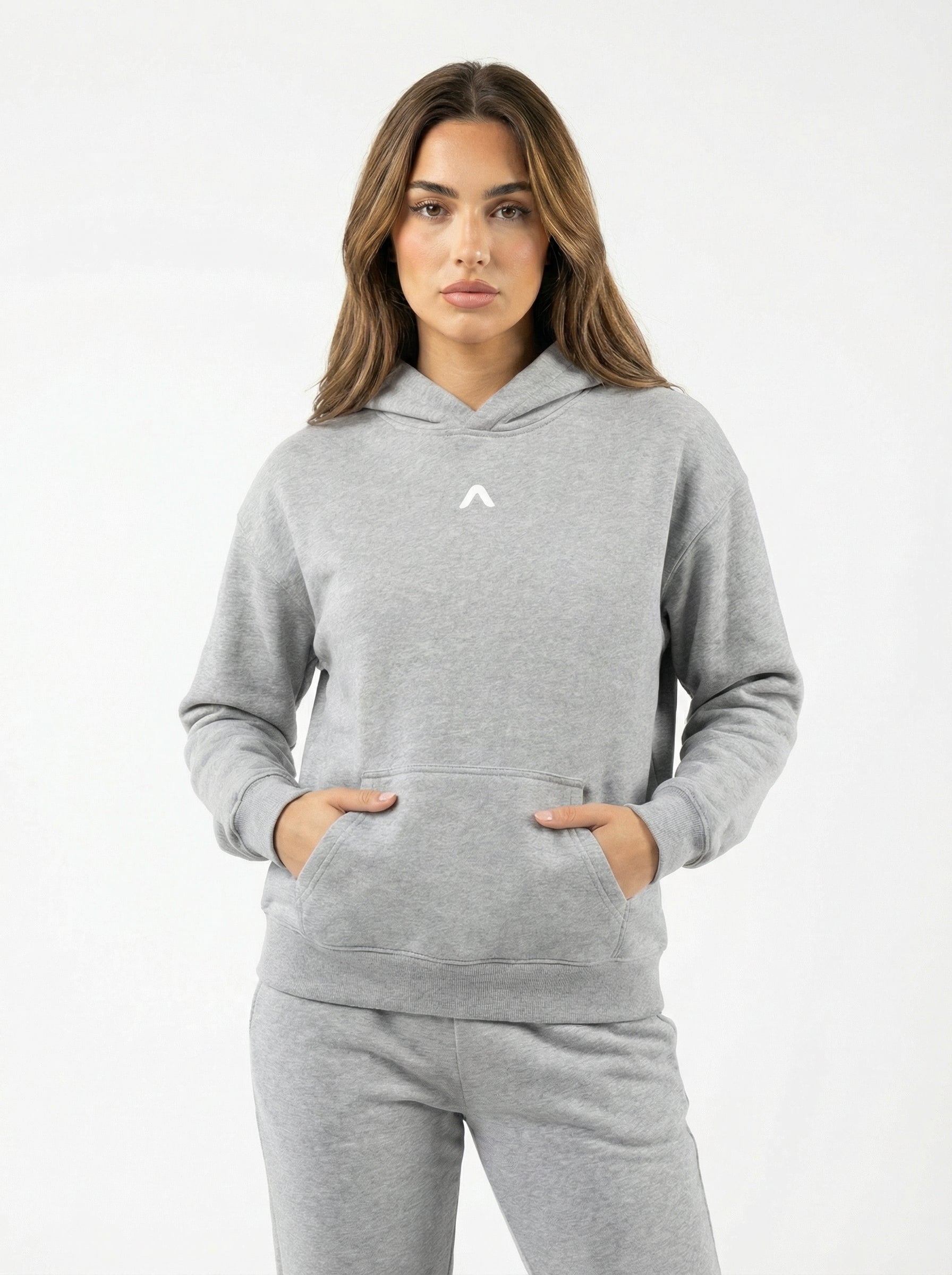 Wo's Essential Hoodie Grey