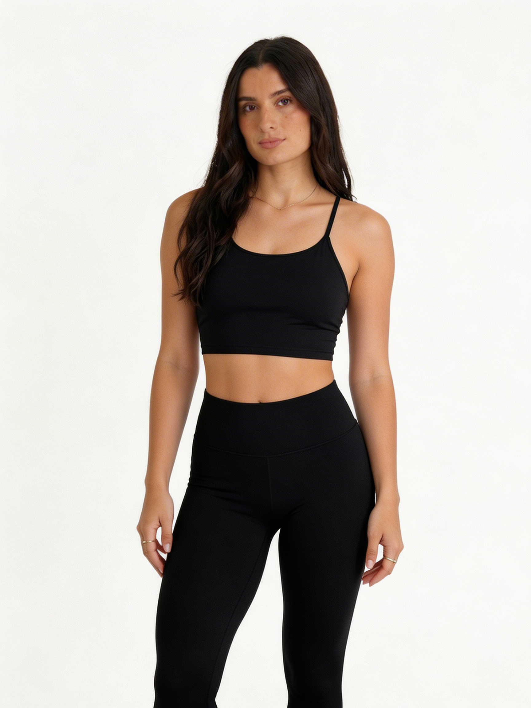 Spaghetti Strap Yoga Sports Bra