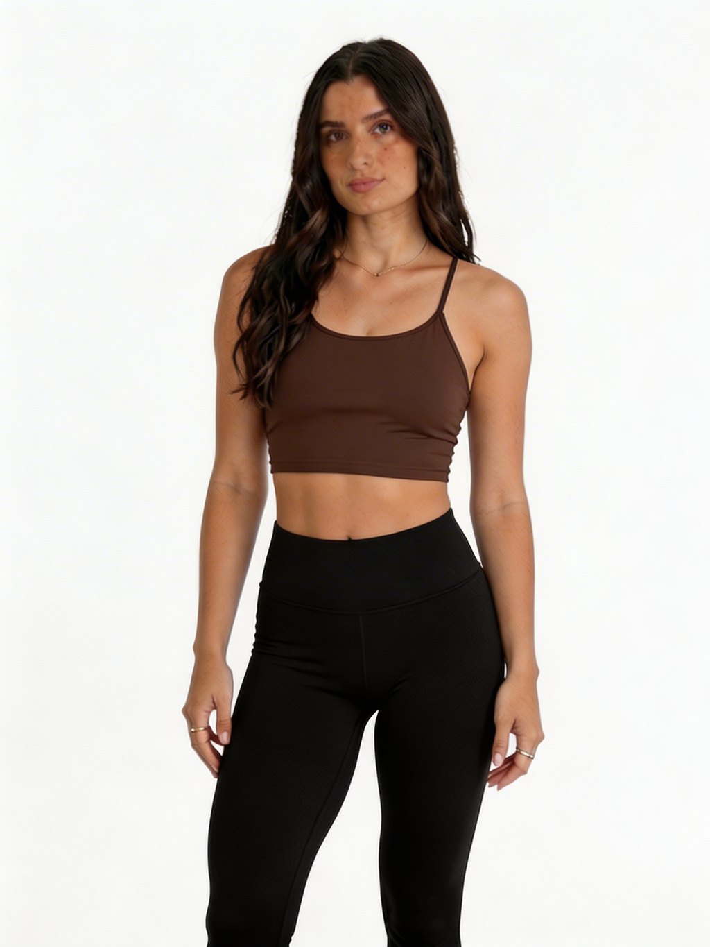Spaghetti Strap Yoga Sports Bra