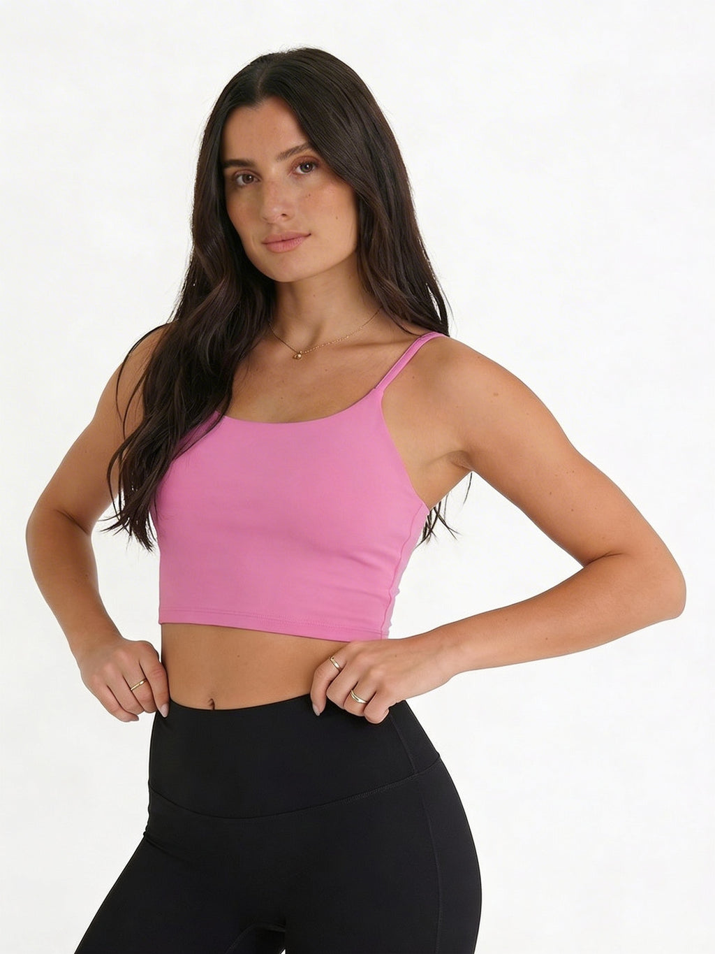 Spaghetti Strap Yoga Sports Bra