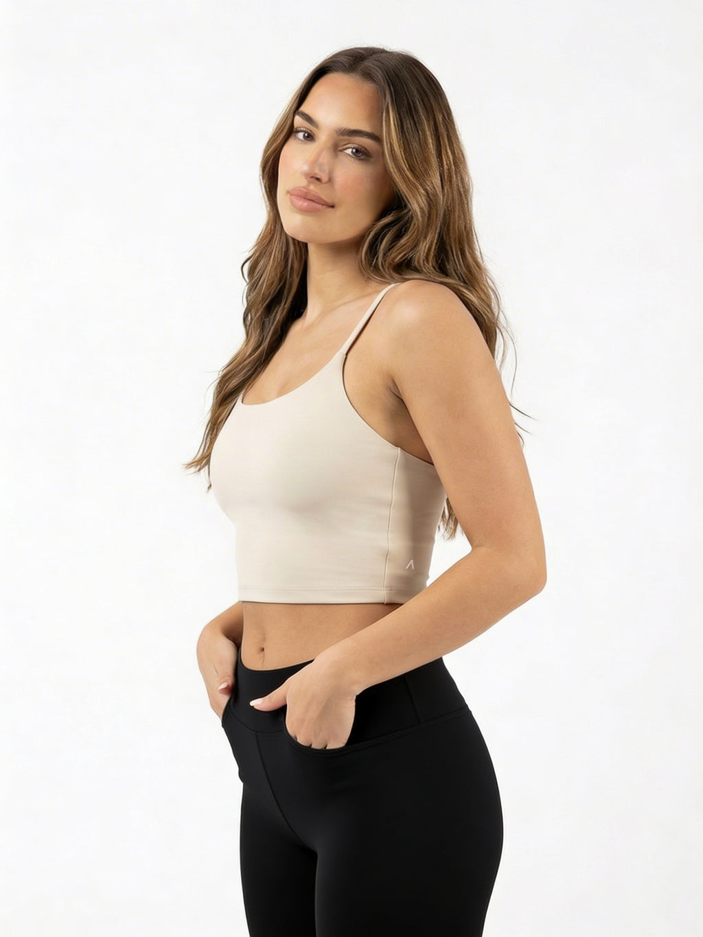 Spaghetti Strap Yoga Sports Bra