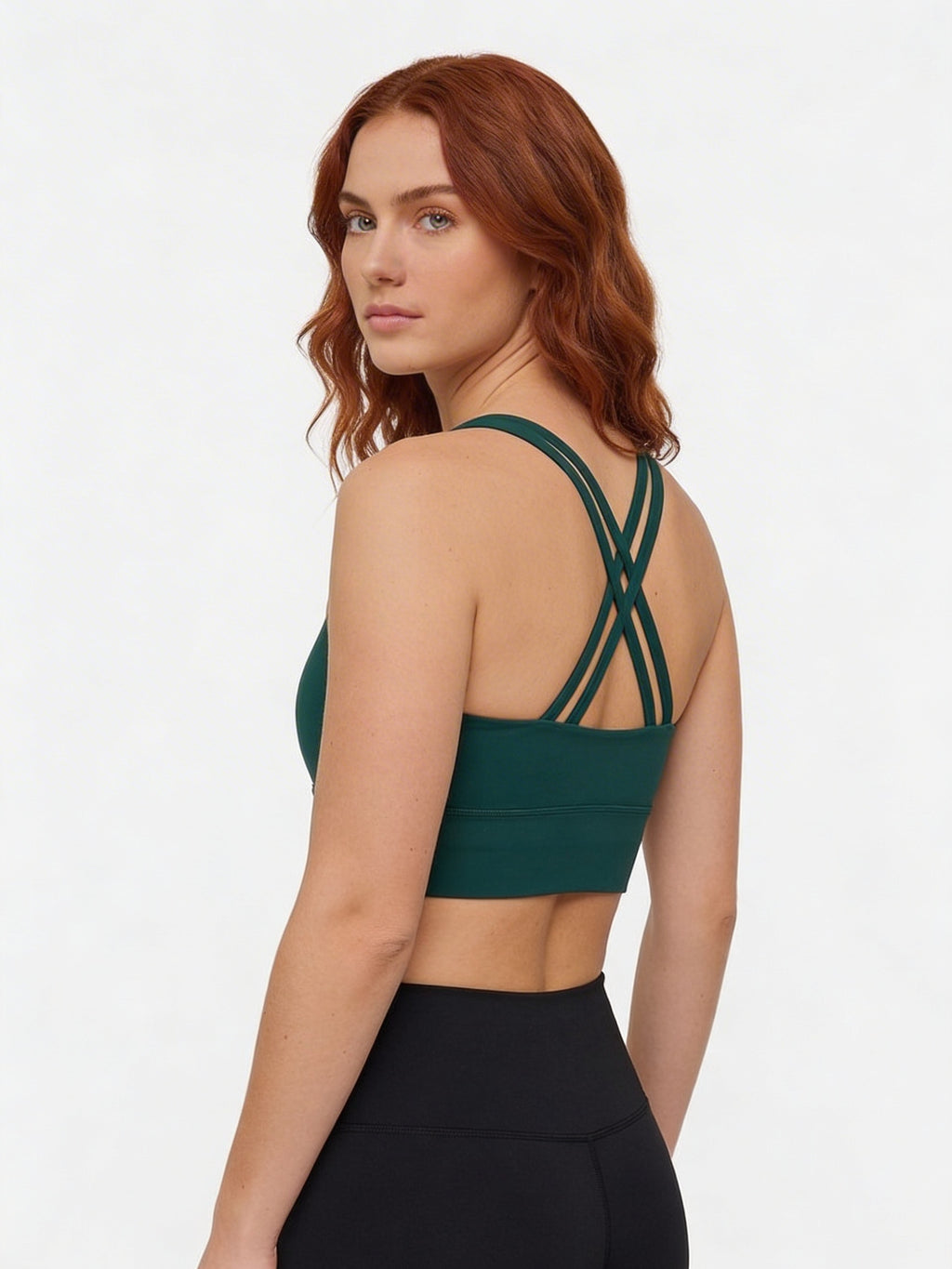 Strappy Criss-Cross Sports Bra