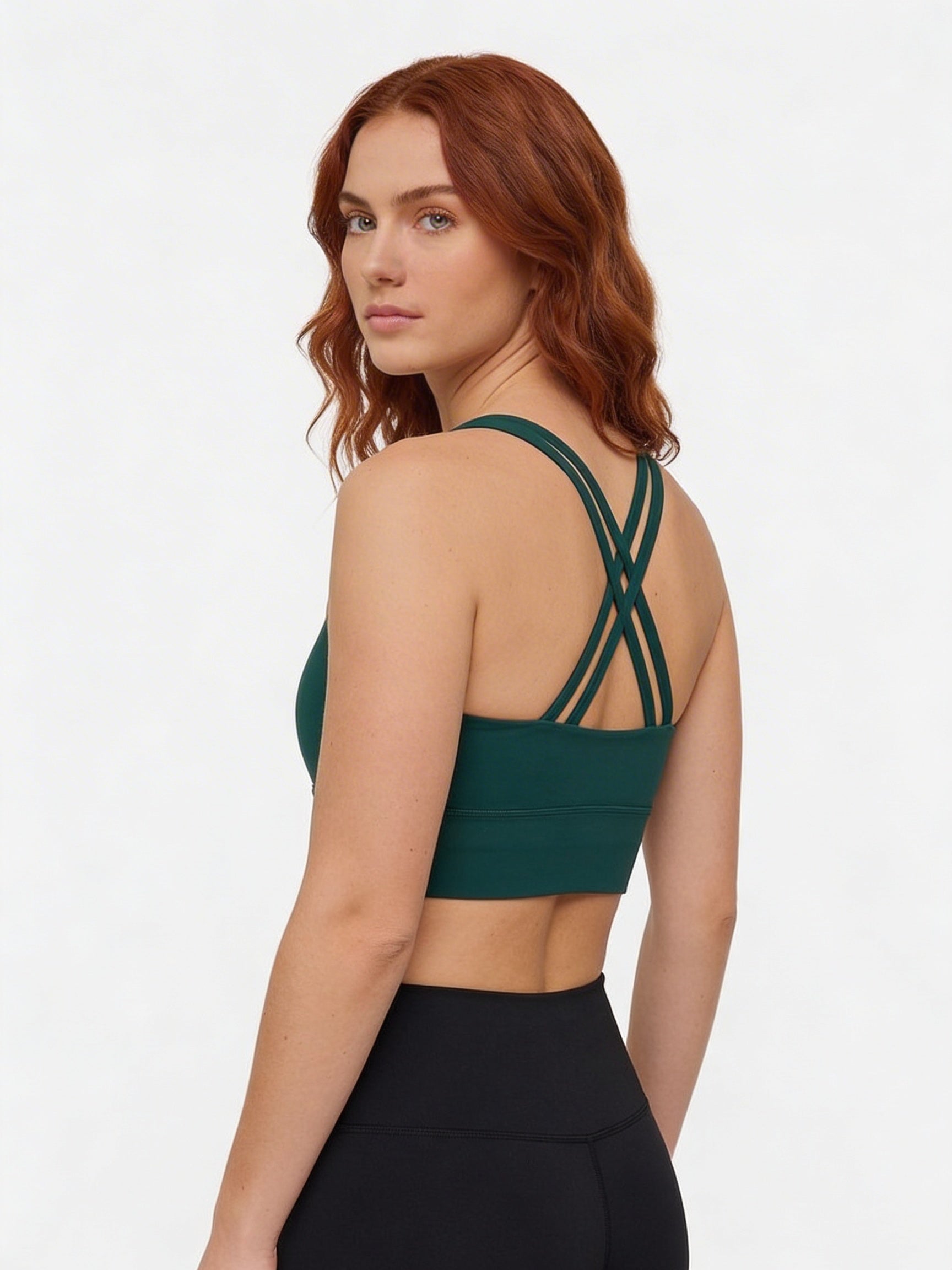 Strappy Criss-Cross Sports Bra