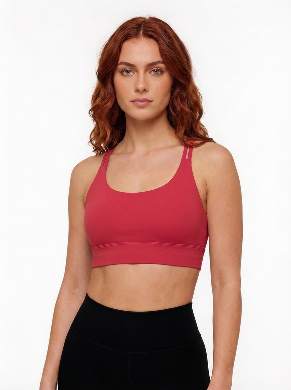 Strappy Criss-Cross Sports Bra