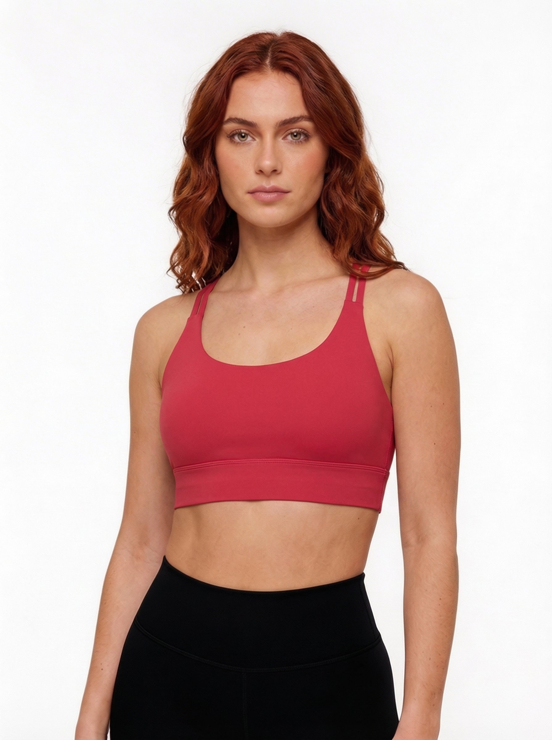 Strappy Criss-Cross Sports Bra