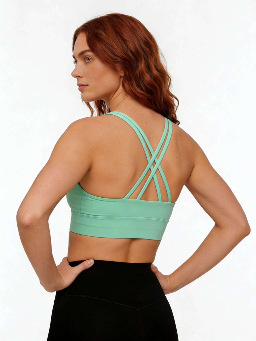 Strappy Criss-Cross Sports Bra