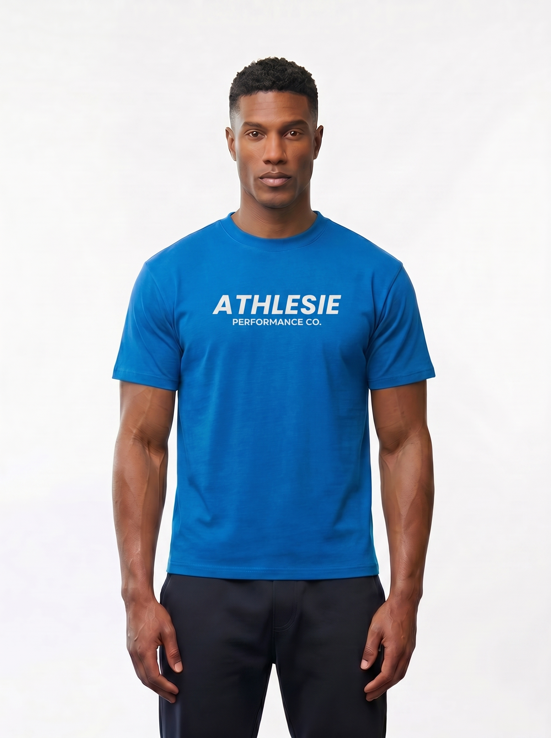 Relaxed Performance Tee Blue