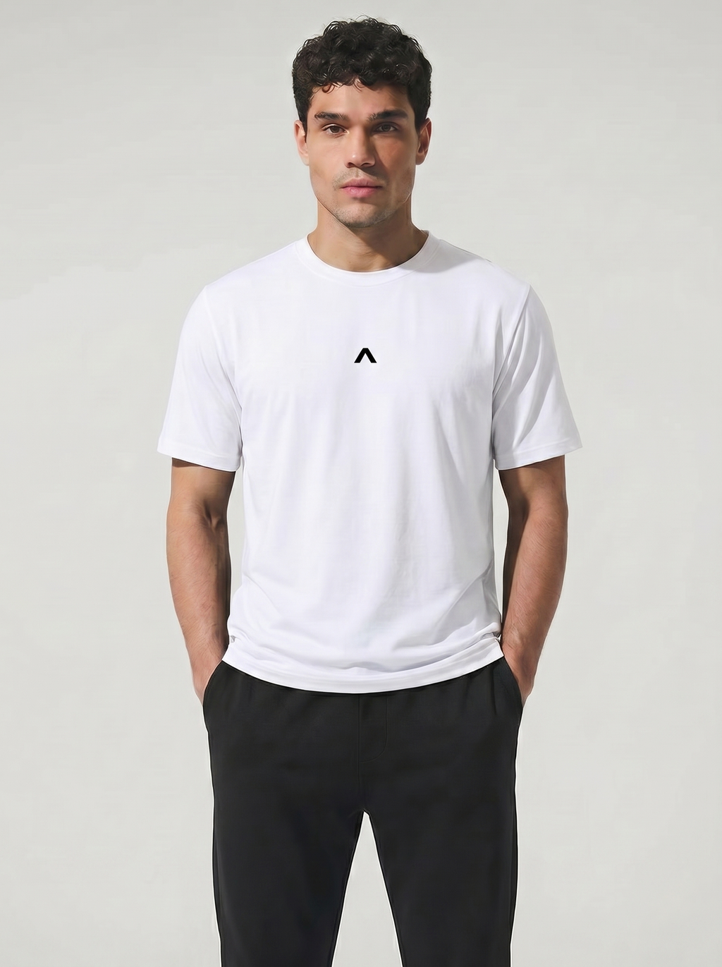 Raglan Mesh Tee White