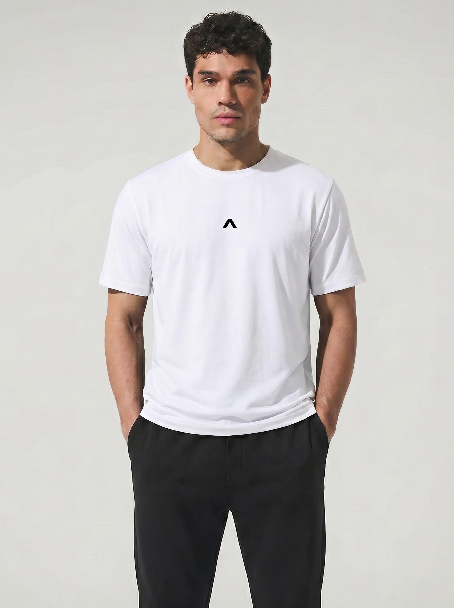 Raglan Mesh Tee White