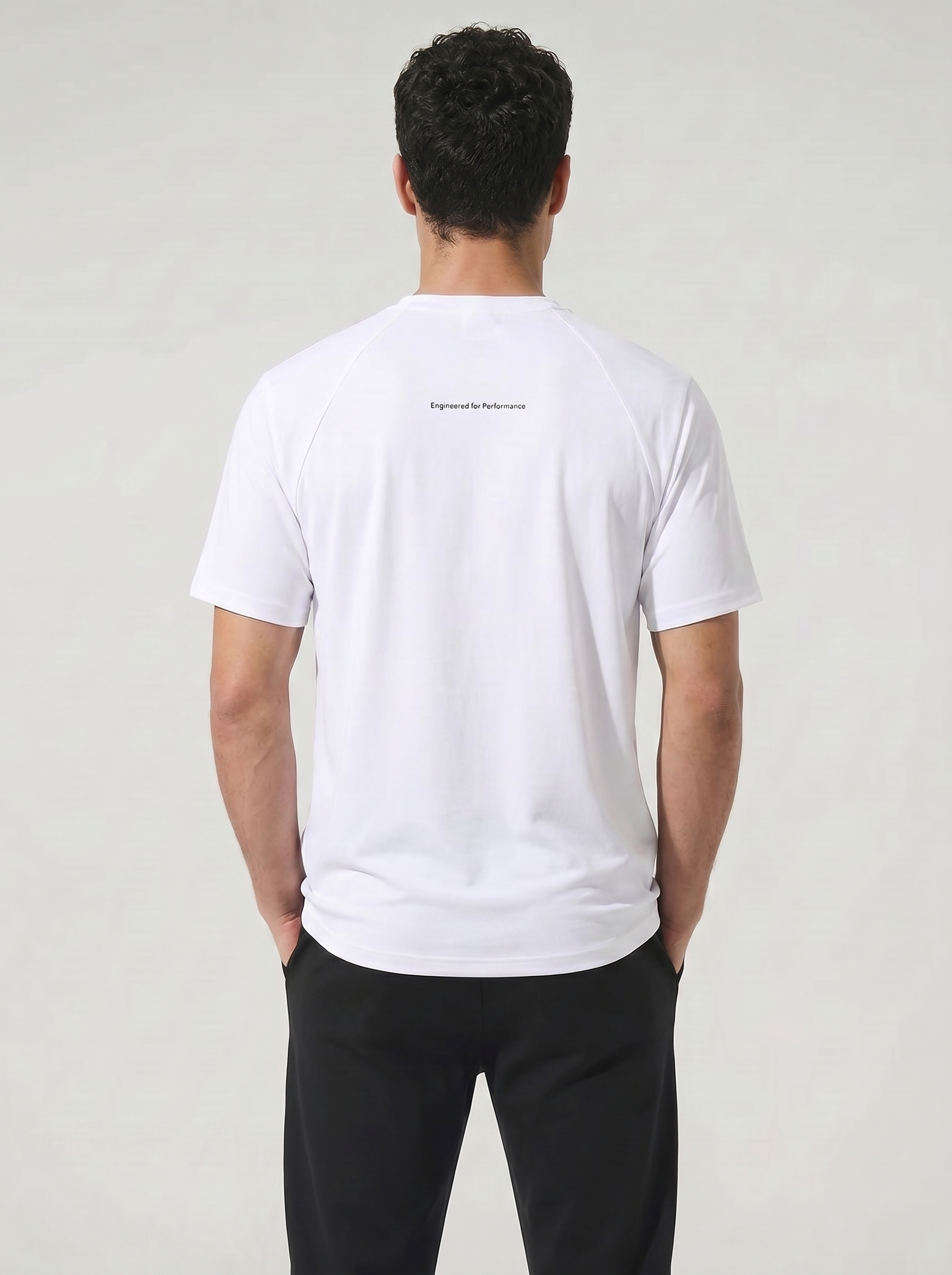 Raglan Mesh Tee White