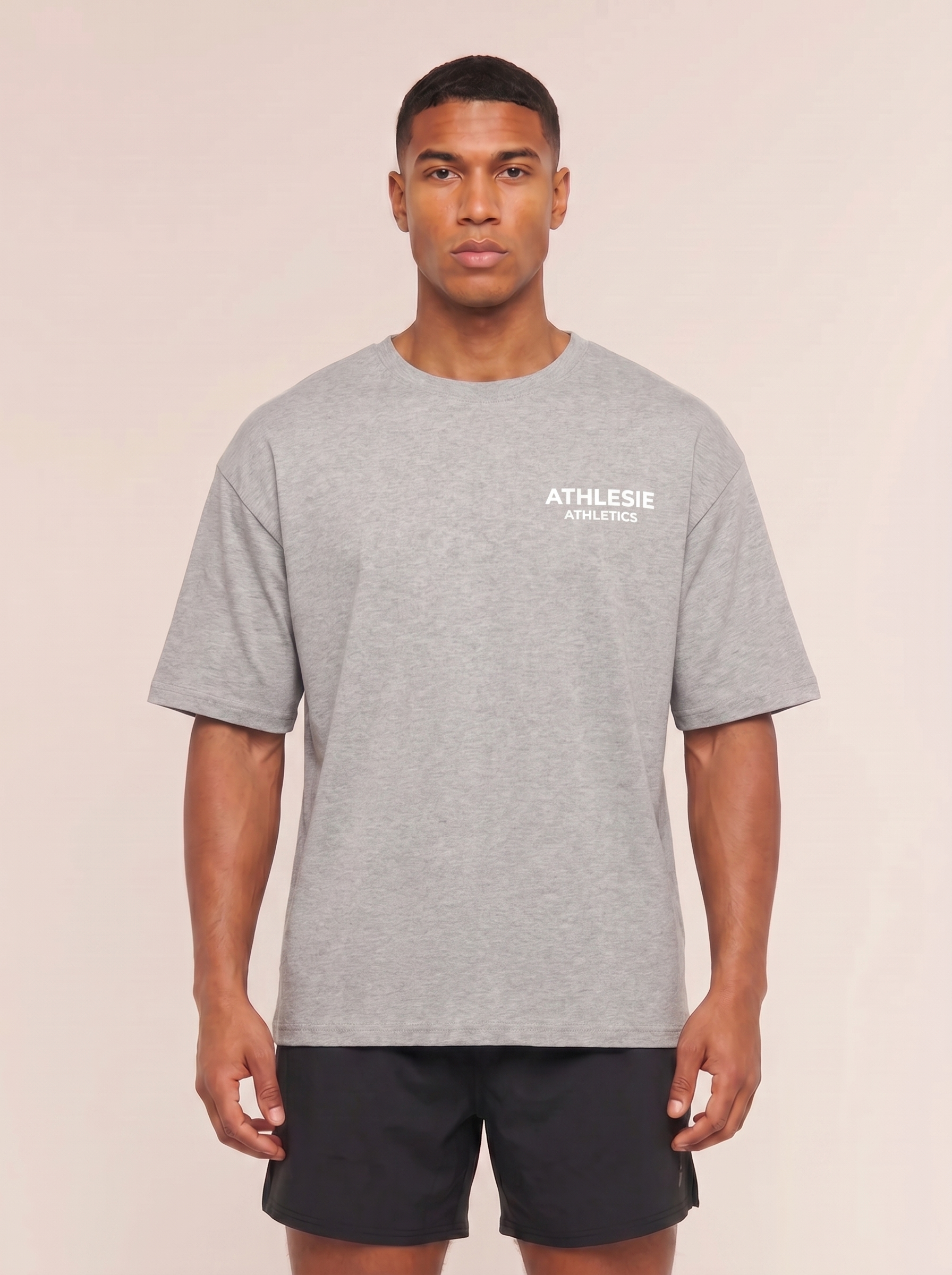 Meta Tee Flower Grey
