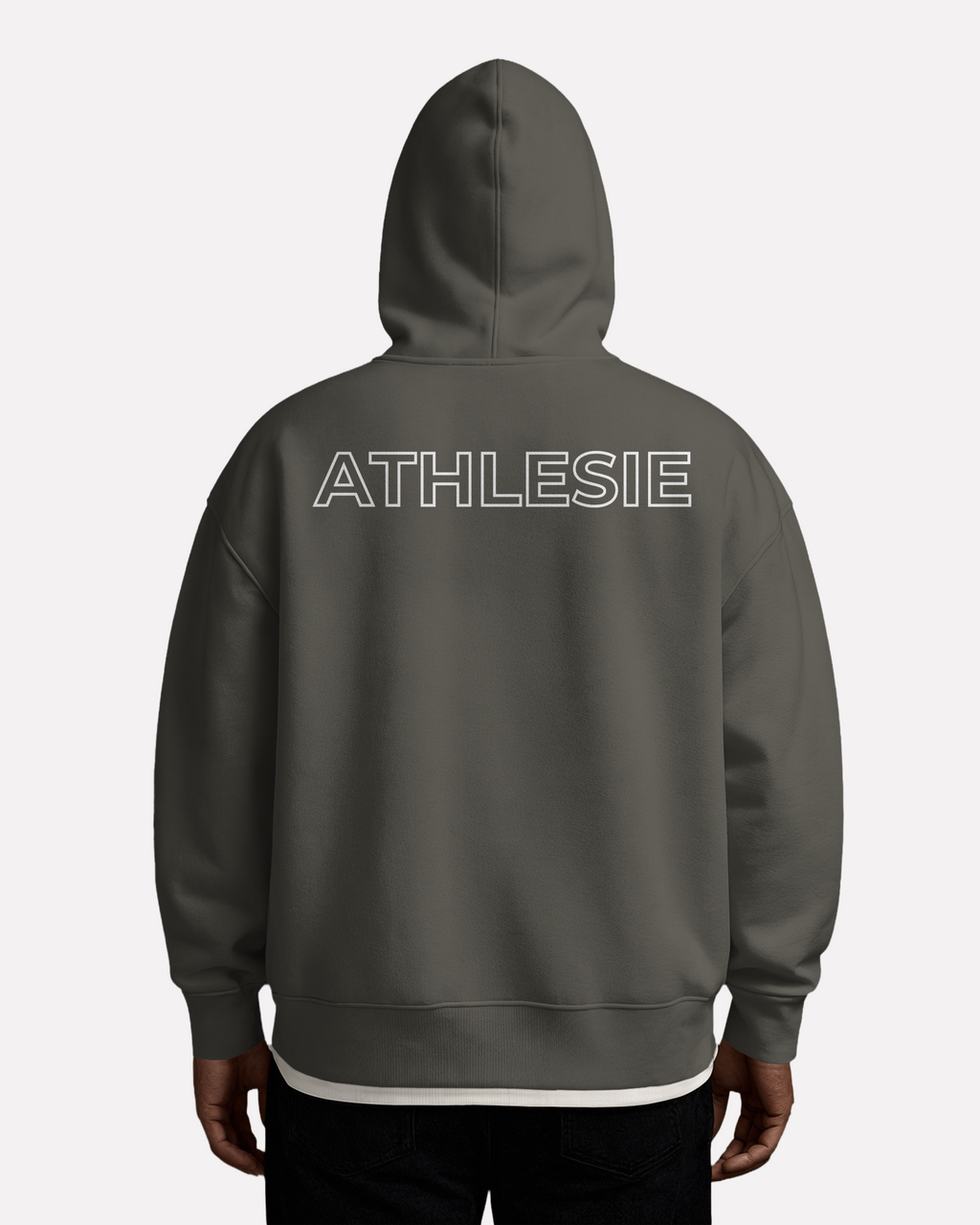 Power Hoodie grey