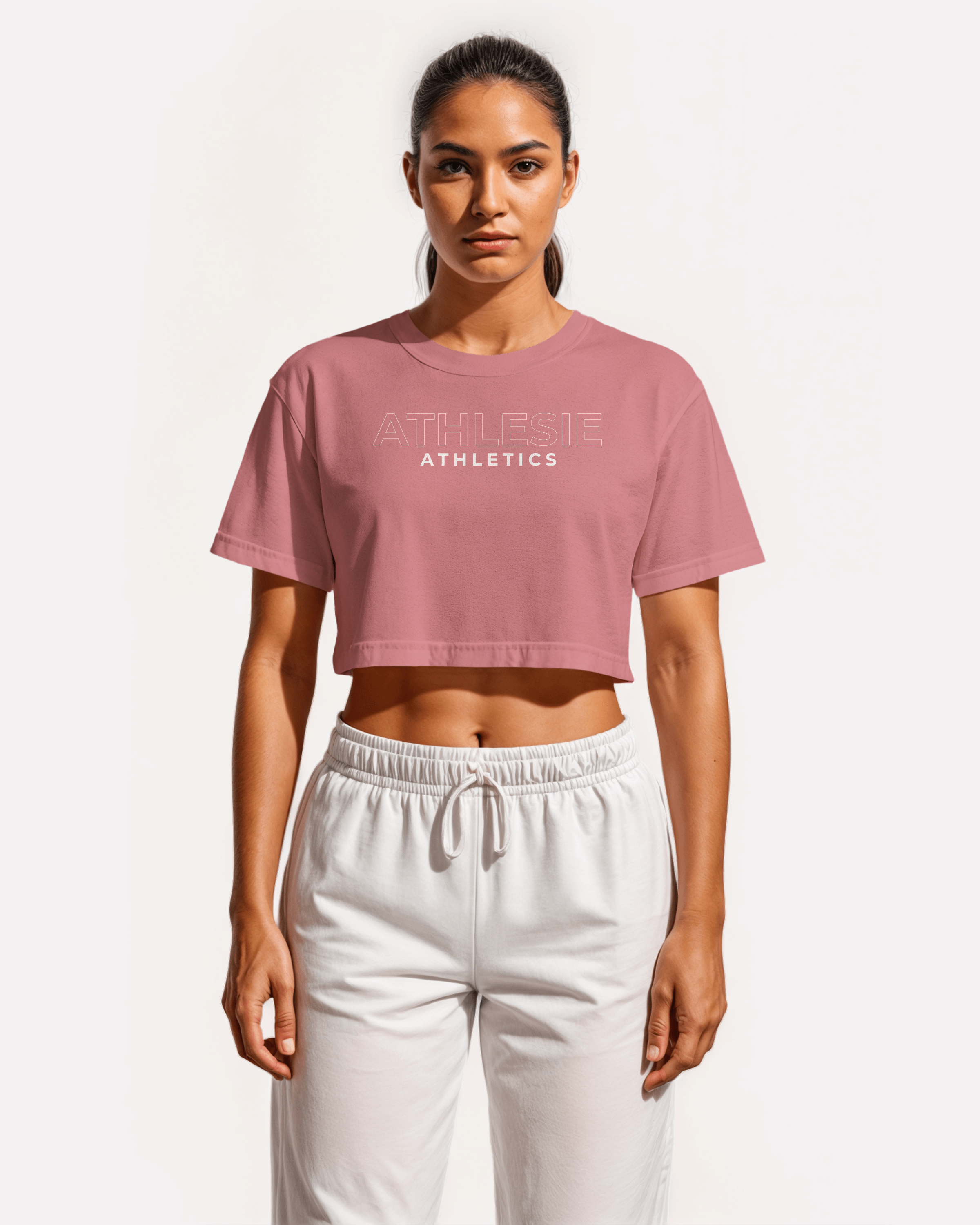 Wo's Crop Essentials Top Sorbet